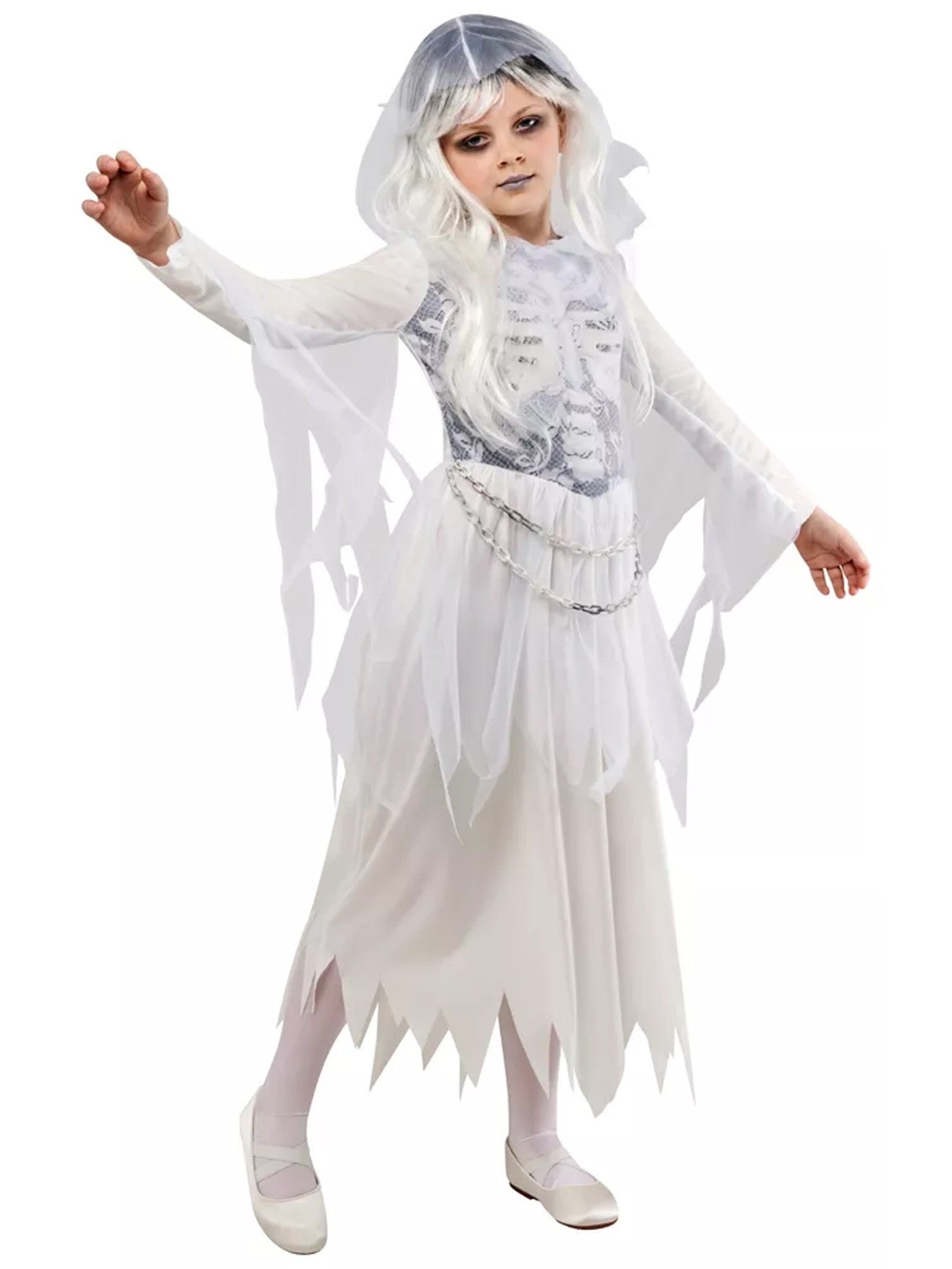 Ghostly Girl Kids Costume