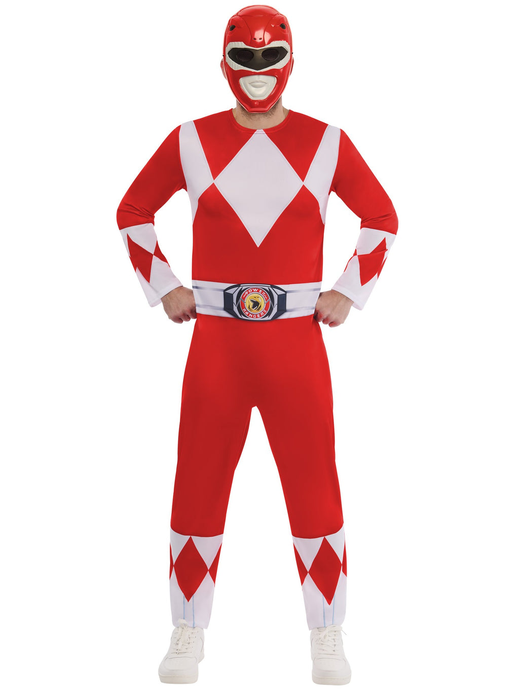 Adult Mighty Morphin Red Power Ranger Costume