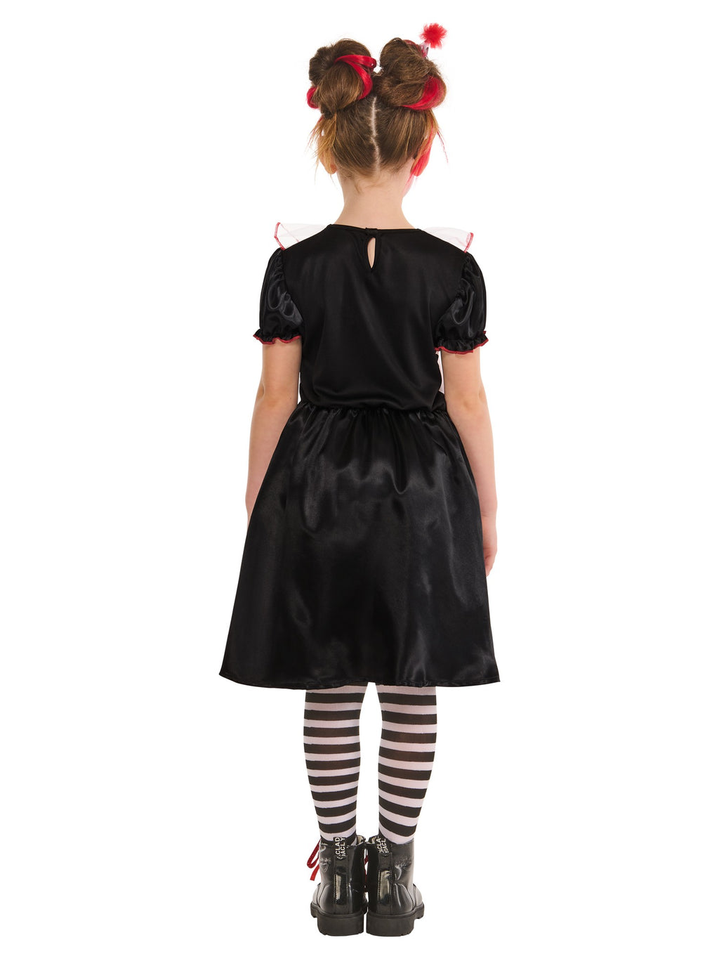Kids Monochrome Clown Dress Costume
