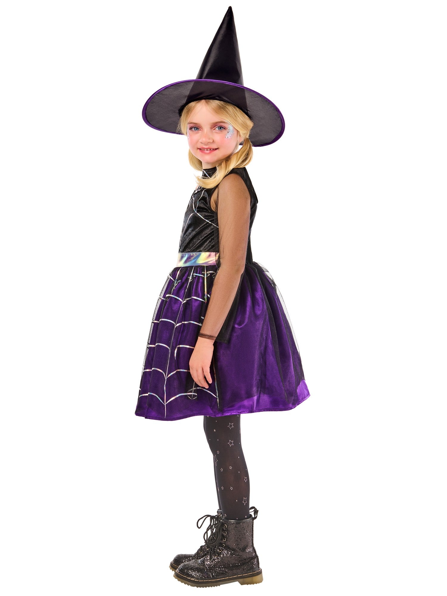 Kids Cobweb Witch Costume