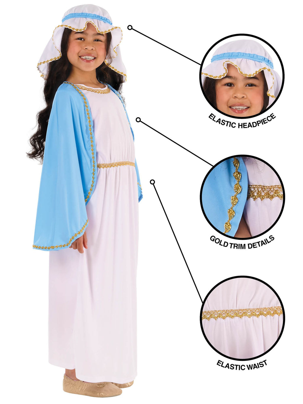 Kids Nativity Mary Costume