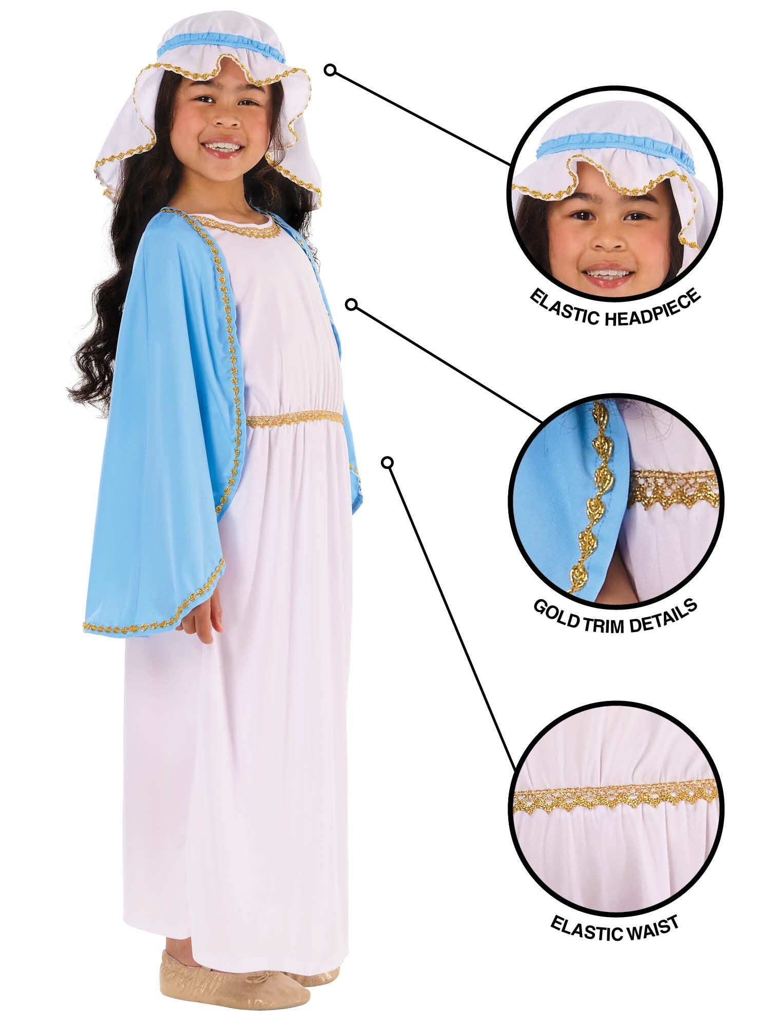 Kids Nativity Mary Costume