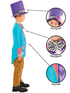 Kids Eccentric Hatter Costume