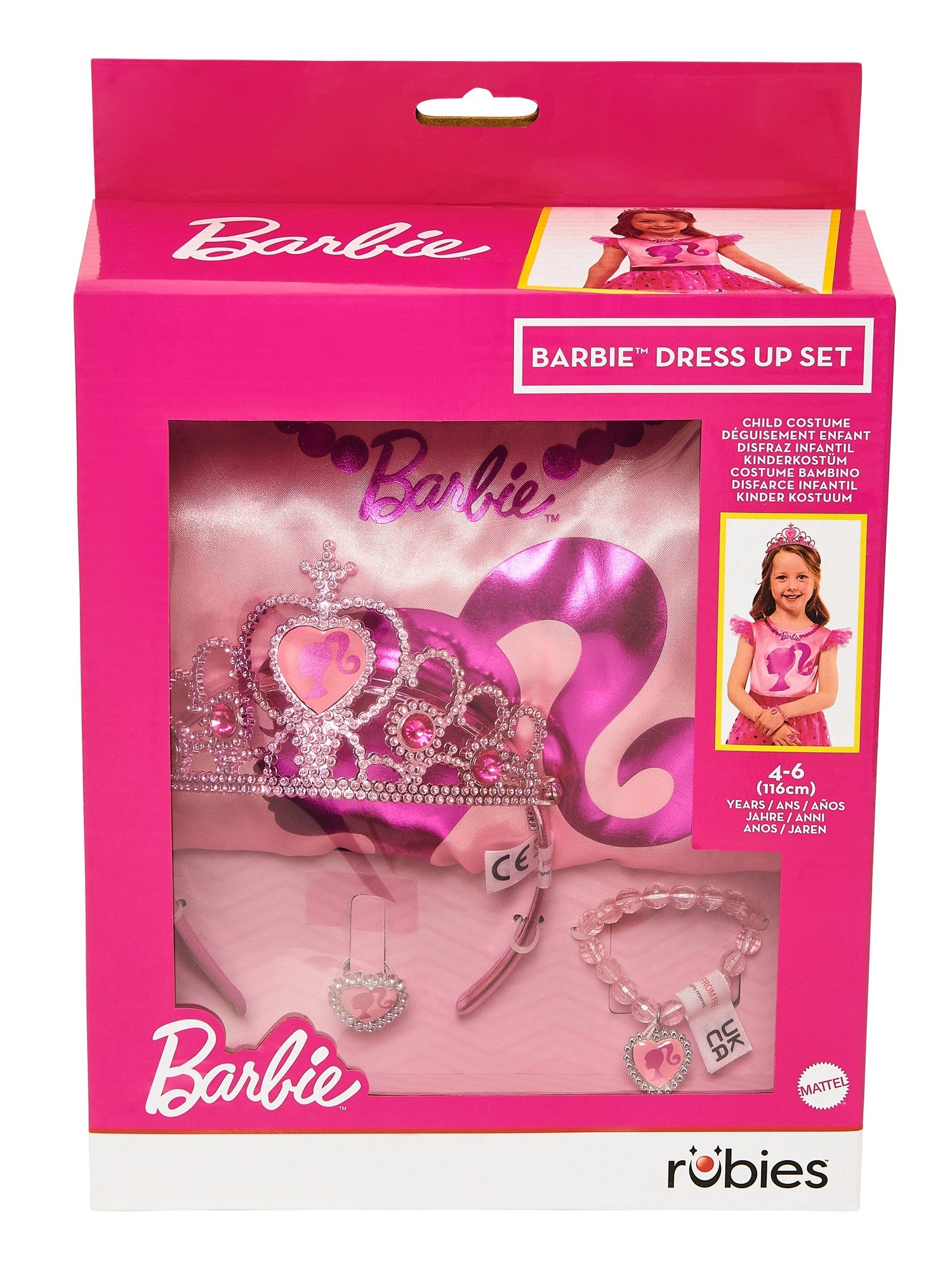 Barbie Pricnese Dress Up Costume Set