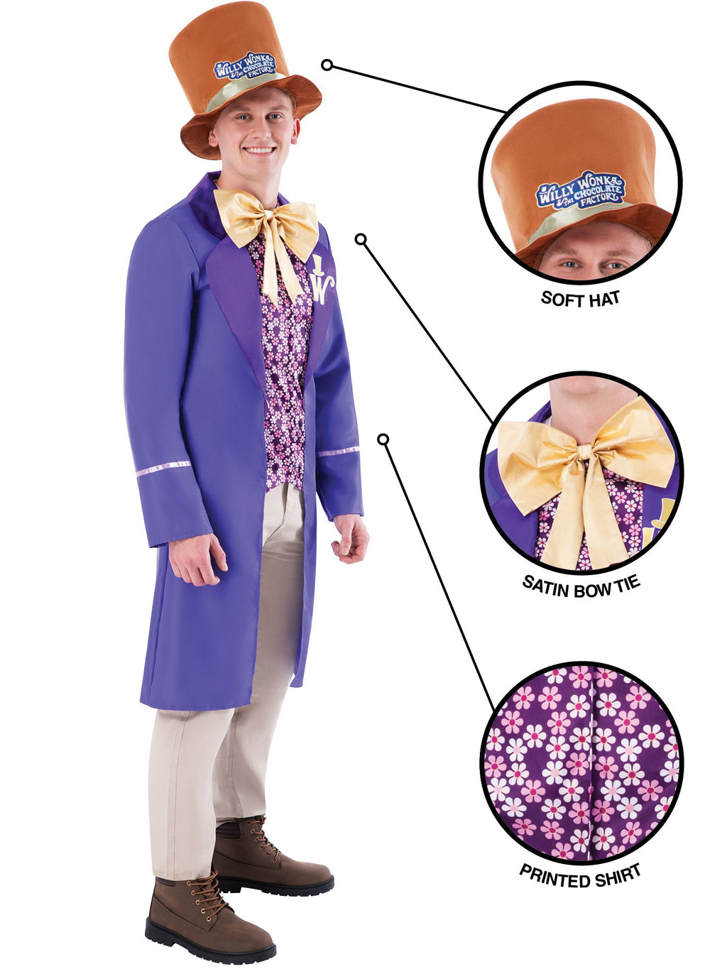 Willy Wonka Chocolate Factory Costume