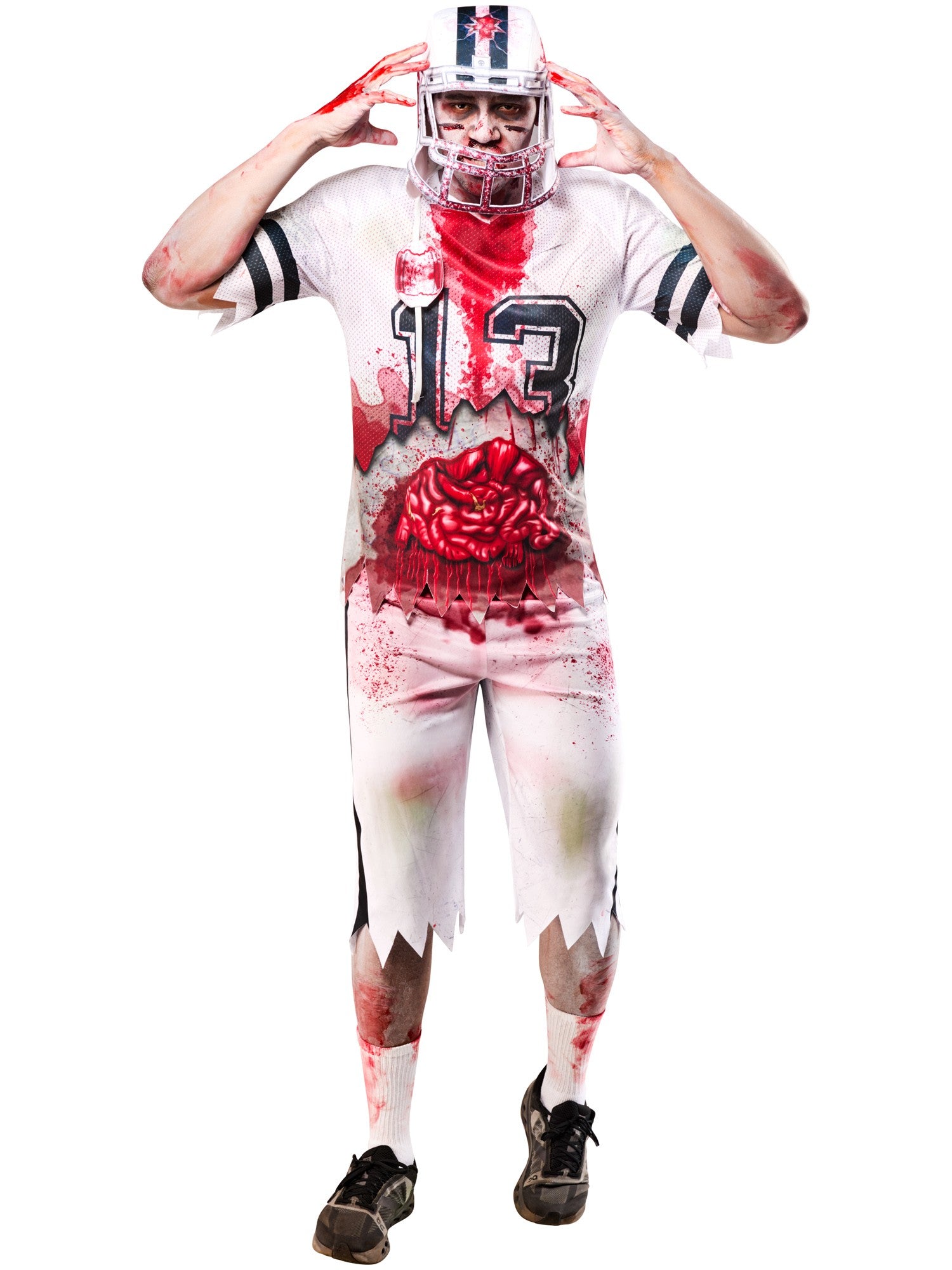 Zombie American Footballer Adult Costume