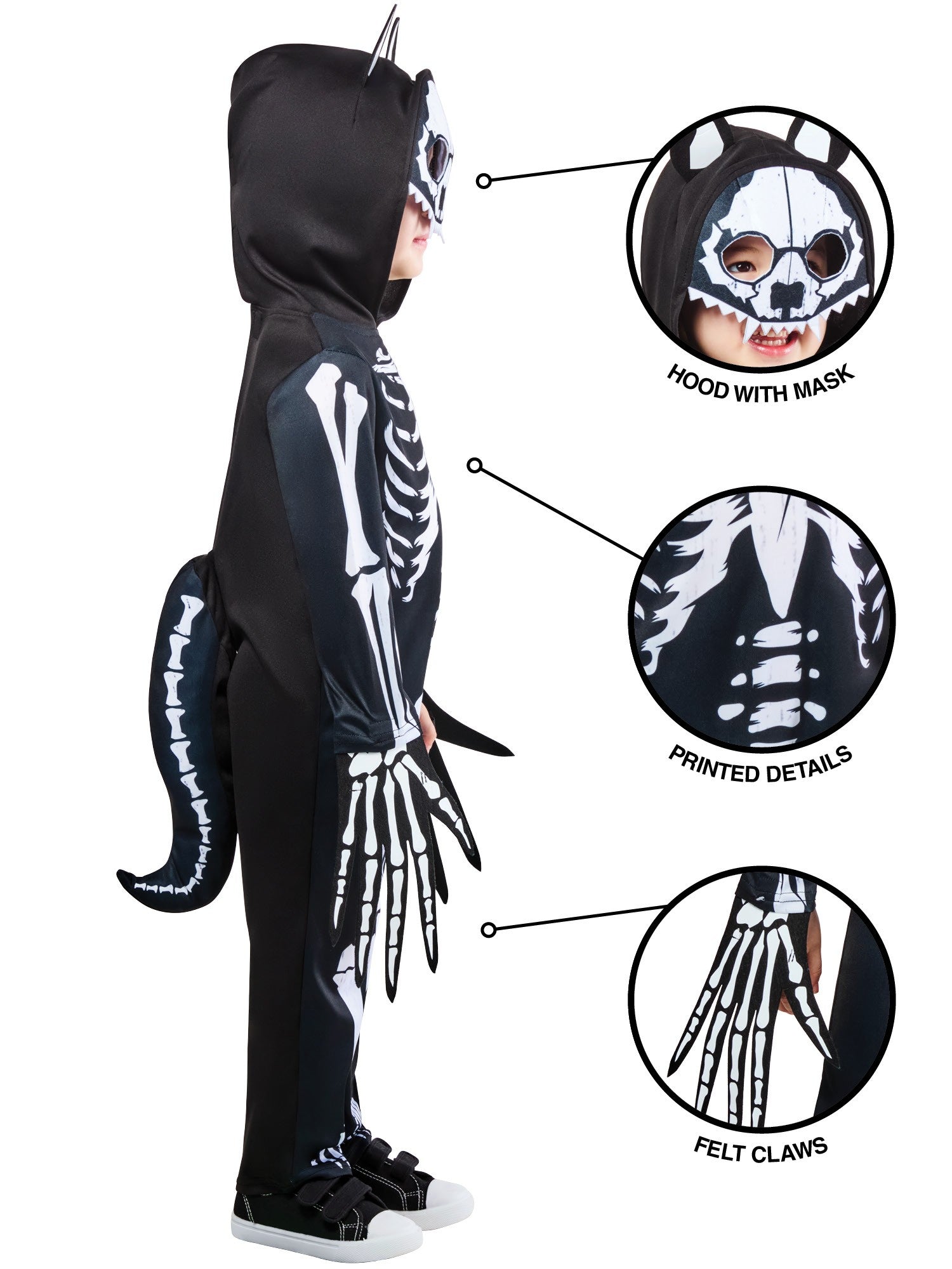 Skeleton Werewolf Kids Costume