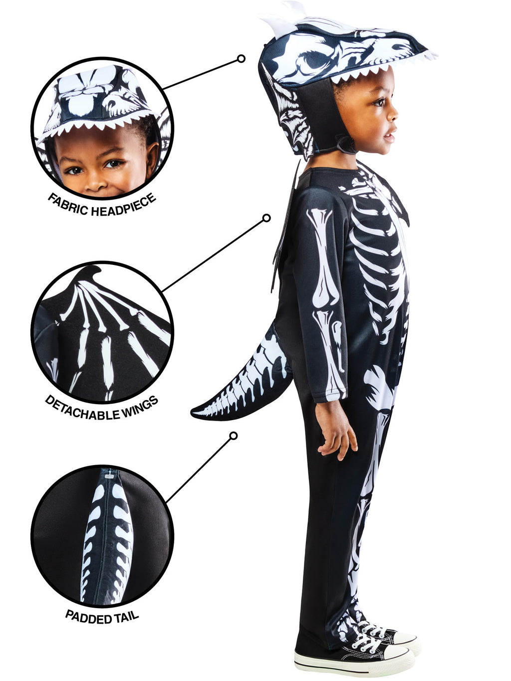 Skeleton Dragon Kids Costume