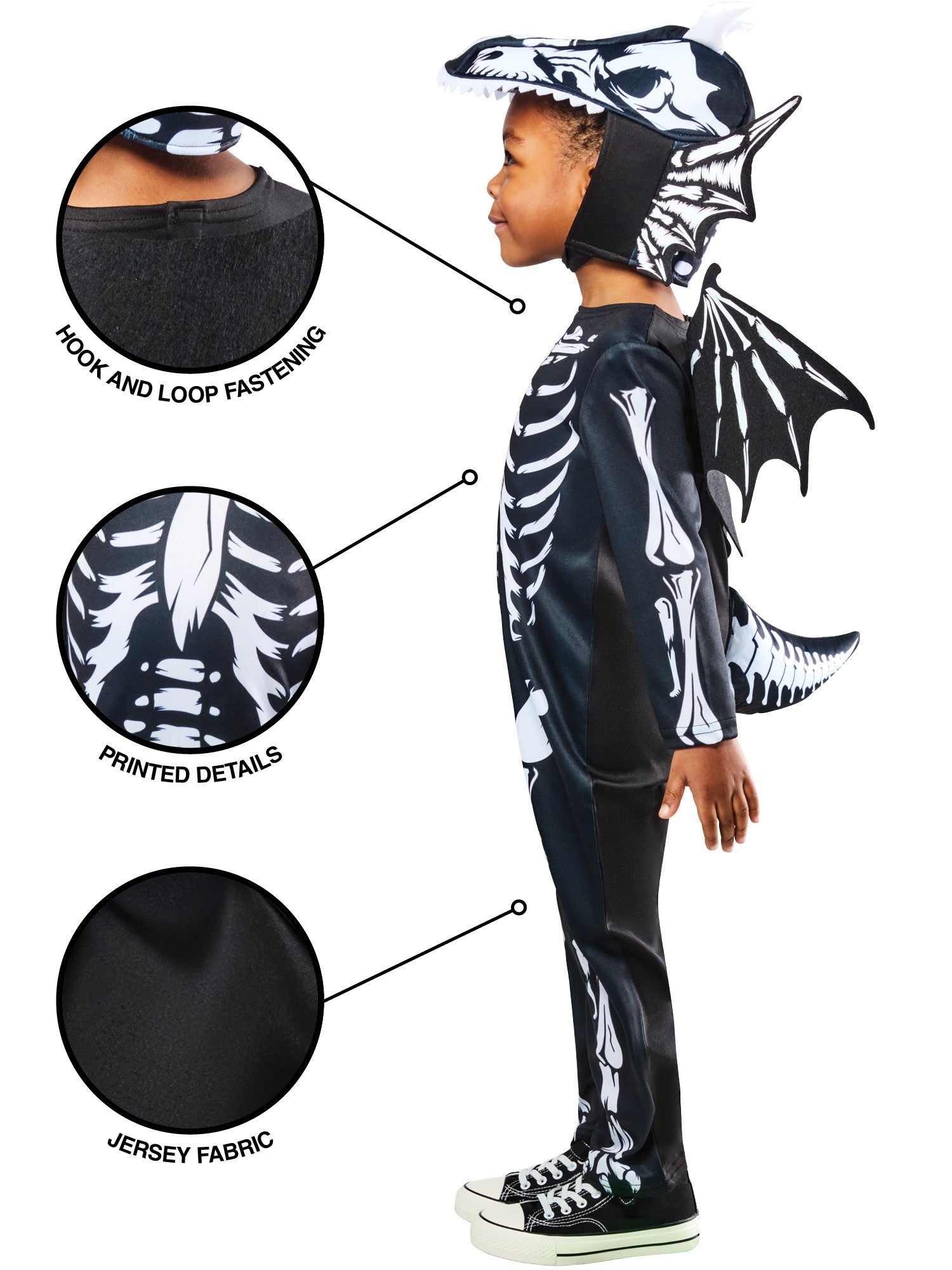 Skeleton Dragon Kids Costume