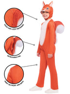 Squirrel Kids Costume