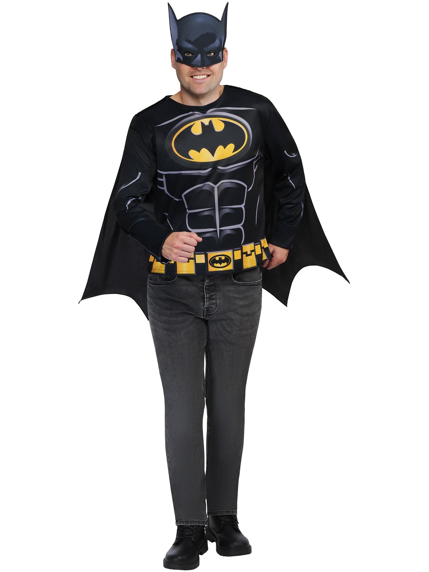Batman Top And Half Mask Costume
