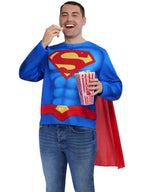 Superman Top And Half Mask Costume