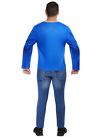 Superman Top And Half Mask Costume