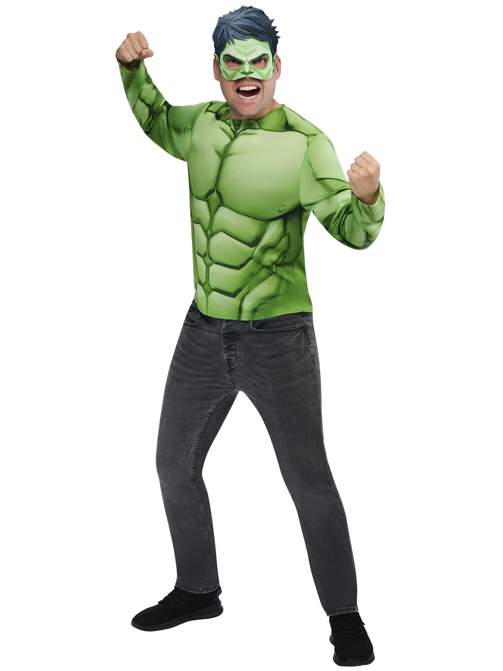 Hulk Top And Half Mask