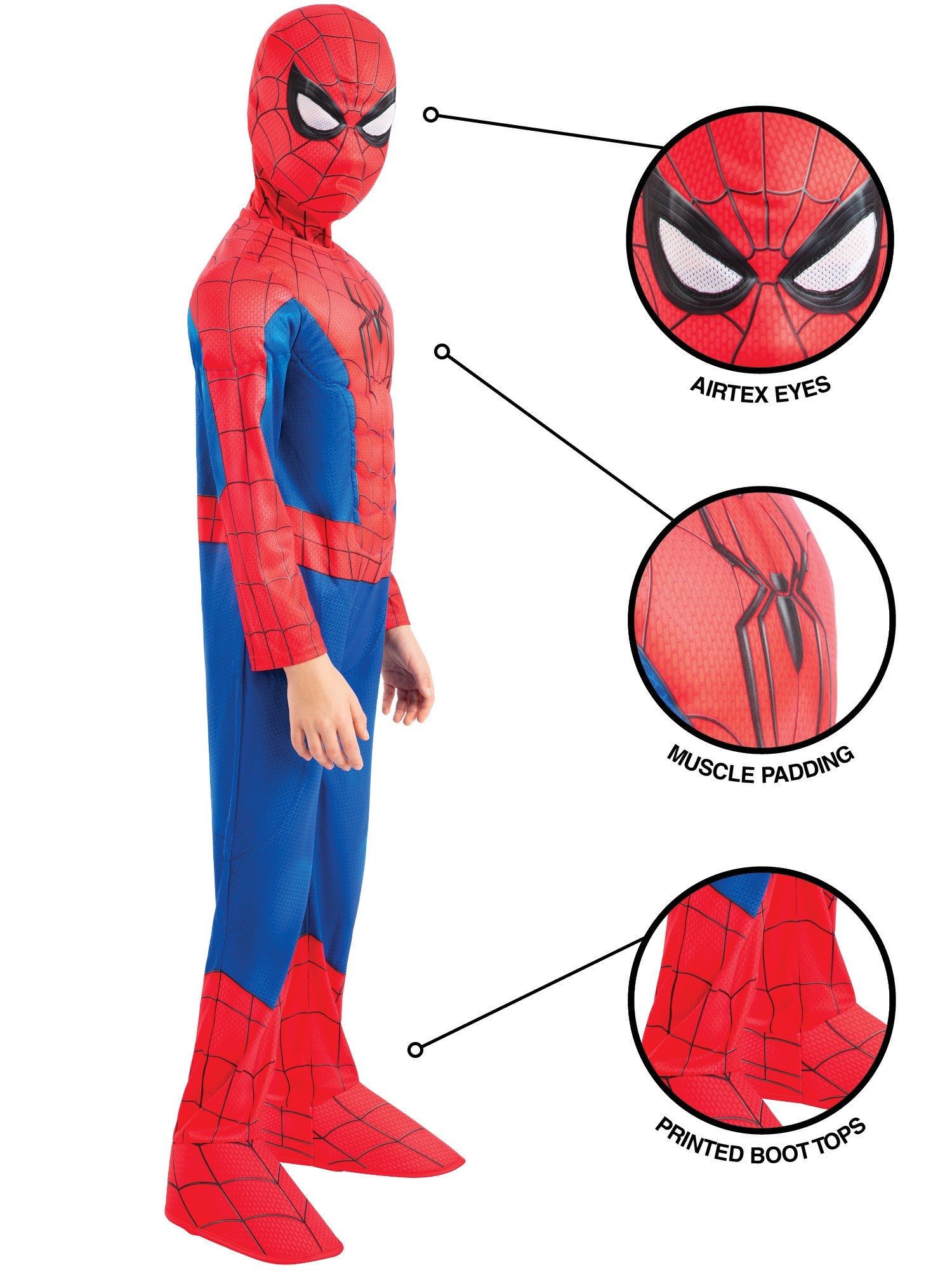 Spider-Man Deluxe Kids Boys Costume