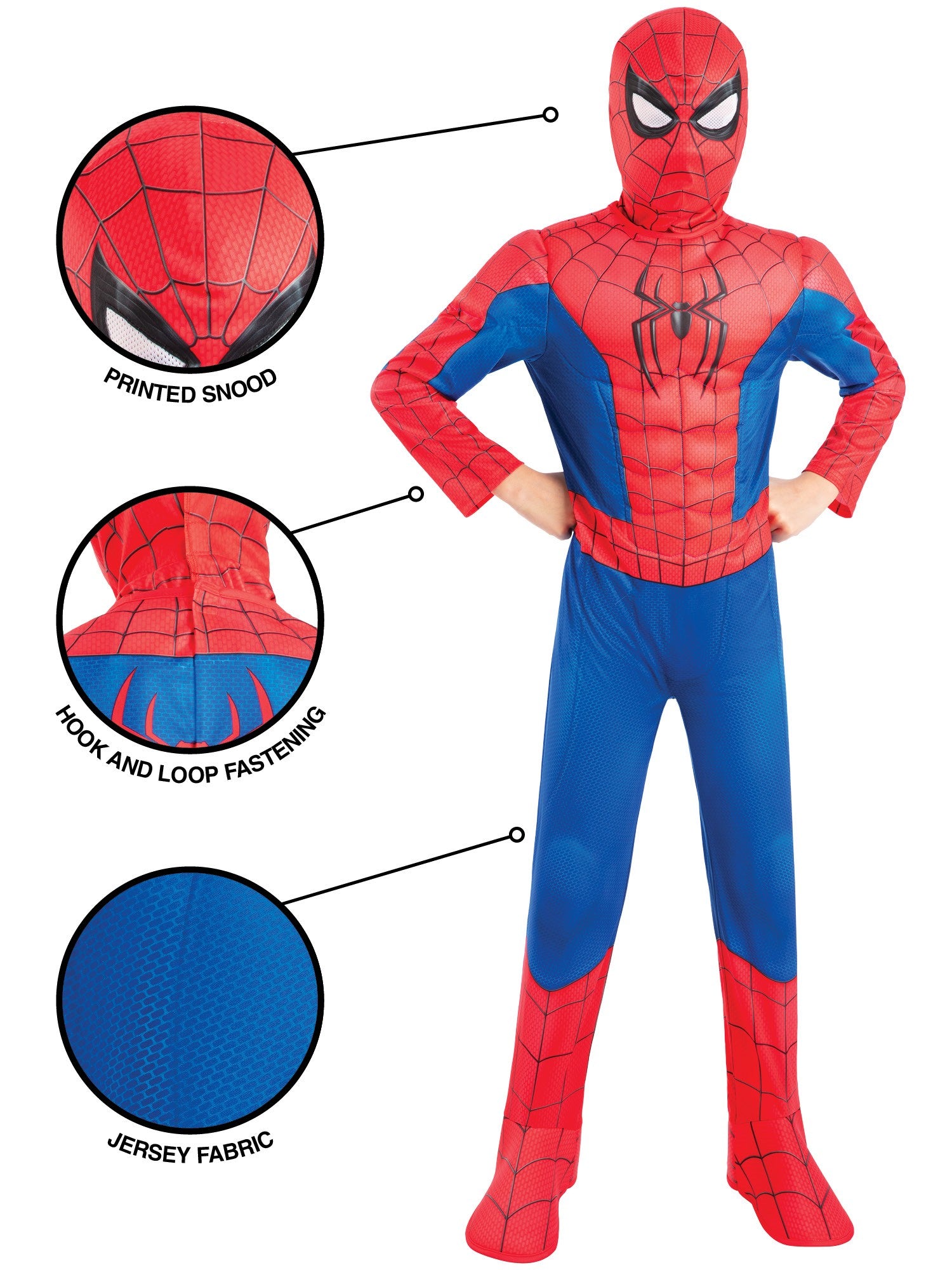 Spider-Man Deluxe Kids Boys Costume