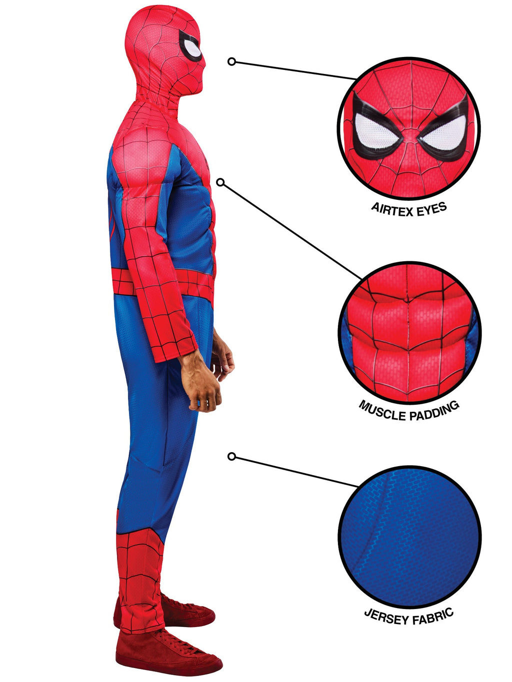 Spider-Man Deluxe Adults Mens Costume