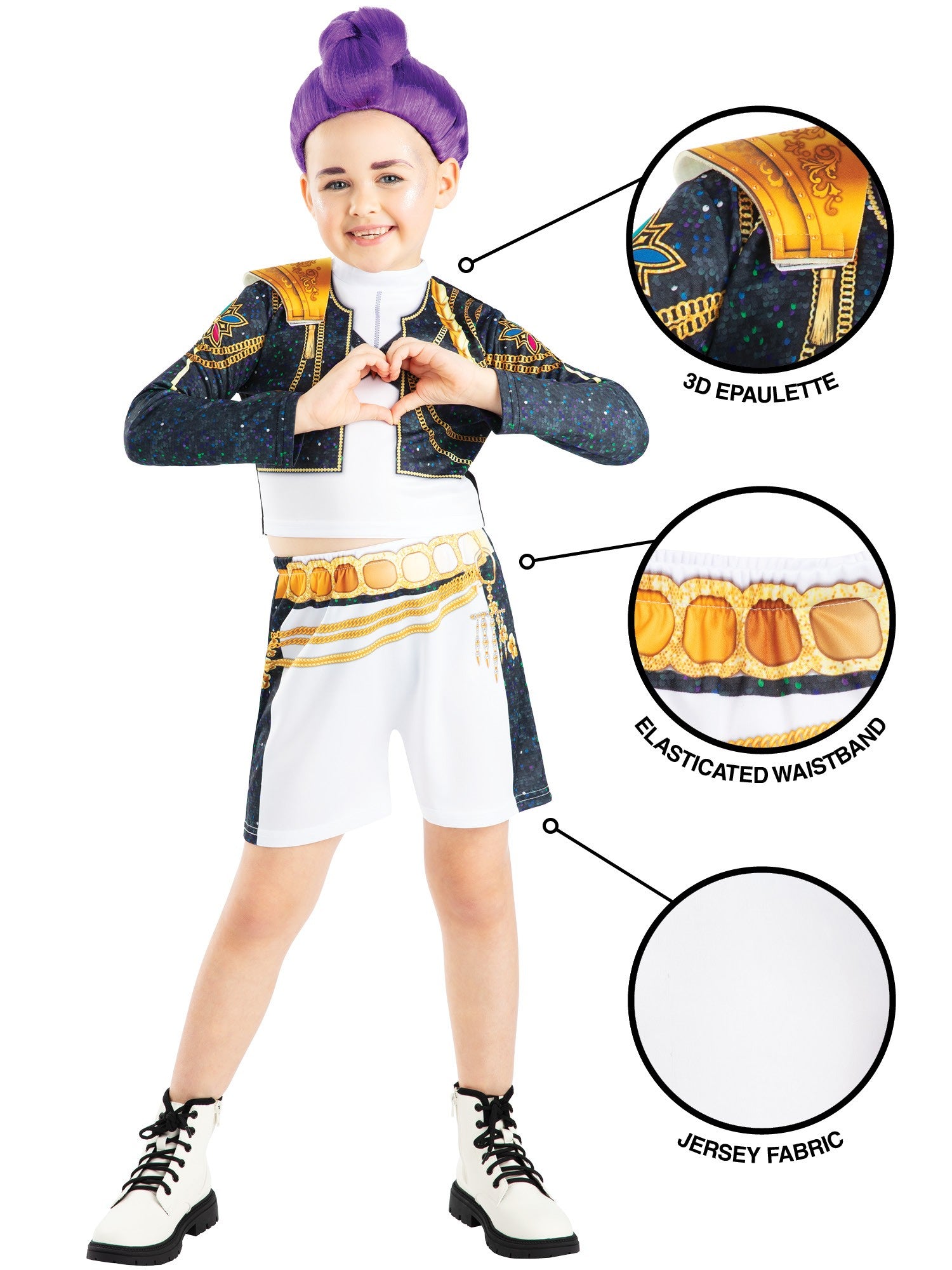 KPop Classic Rumi Golden Kids Costume