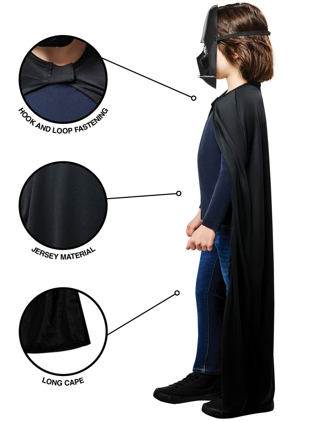 Darth Vader Cape With Mask From Star Wars Revenge Of The Sith