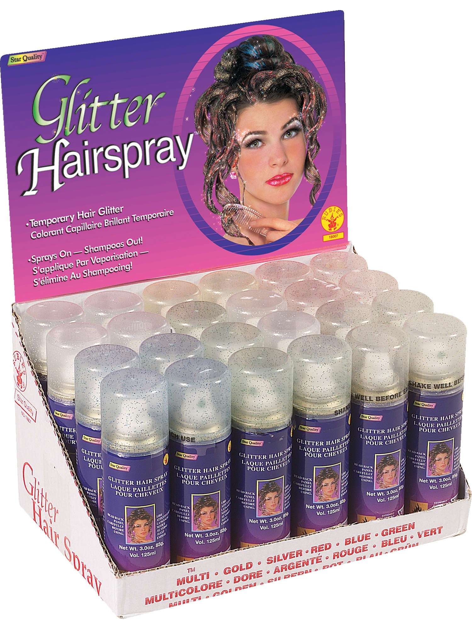 Glitter Hairspray Costume Accessory