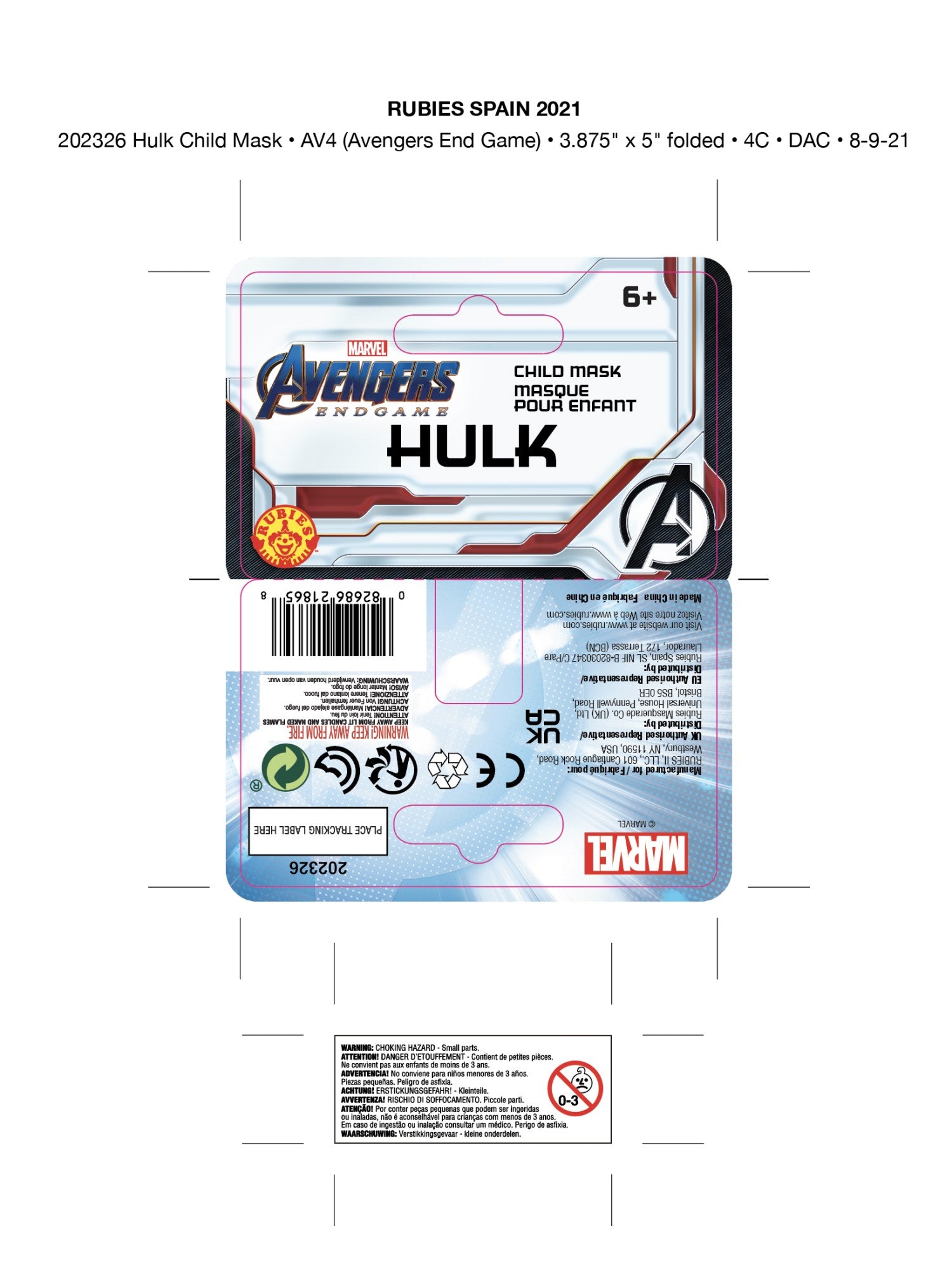 Hulk Half Mask
