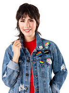 Rainbow Badges pack of 24
