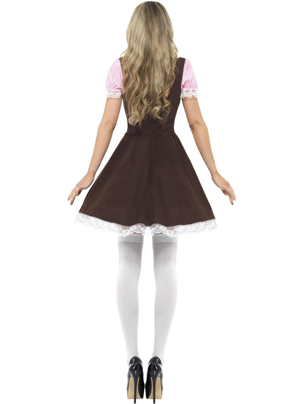 Tavern Girl Costume, Brown, Short