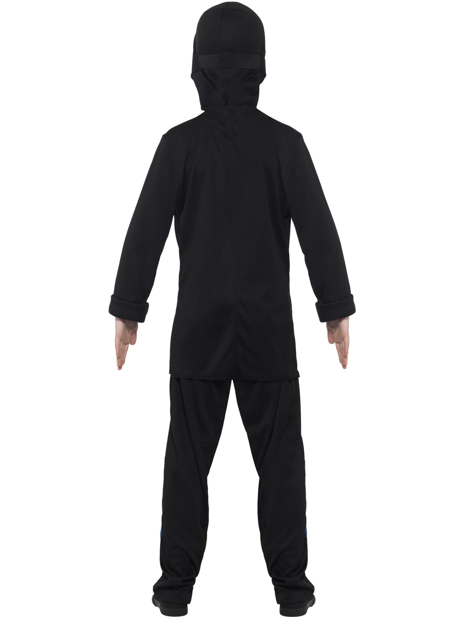 Ninja Assassin Costume, Black & Blue