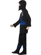Ninja Assassin Costume, Black & Blue