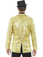 Sequin Jacket, Mens, Gold