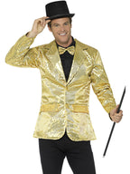 Sequin Jacket, Mens, Gold