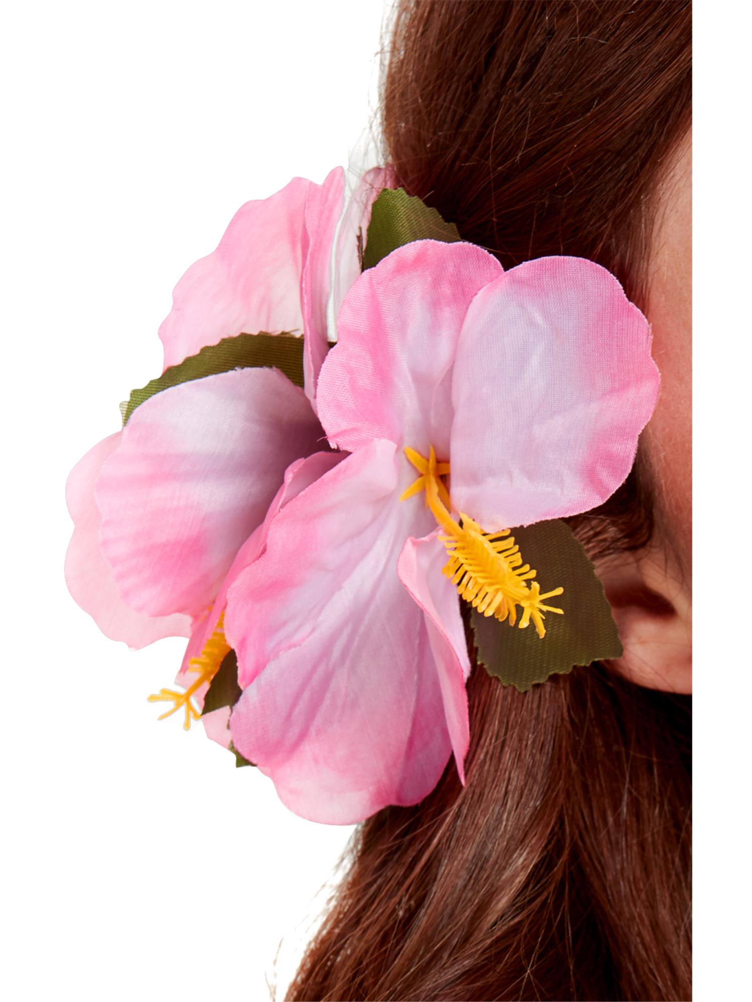 Hawaiian Flower Hair Clip, Purple