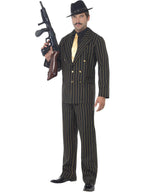 Gold Pinstripe Gangster Costume