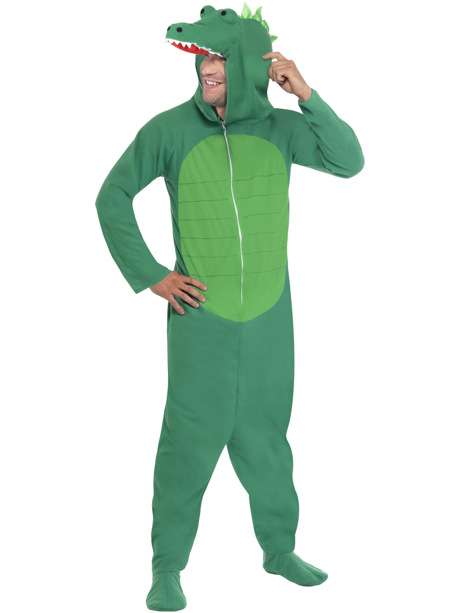 Crocodile Costume with Hooded All in One