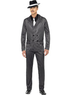 Gangster Costume, Black, Pinstripe