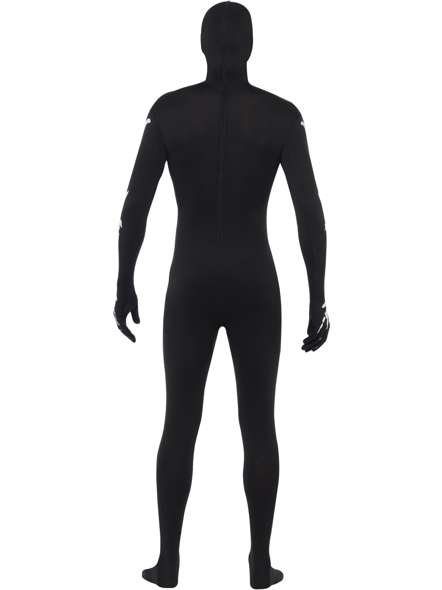 Skeleton Second Skin Costume, Black