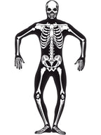 Skeleton Second Skin Costume, Black