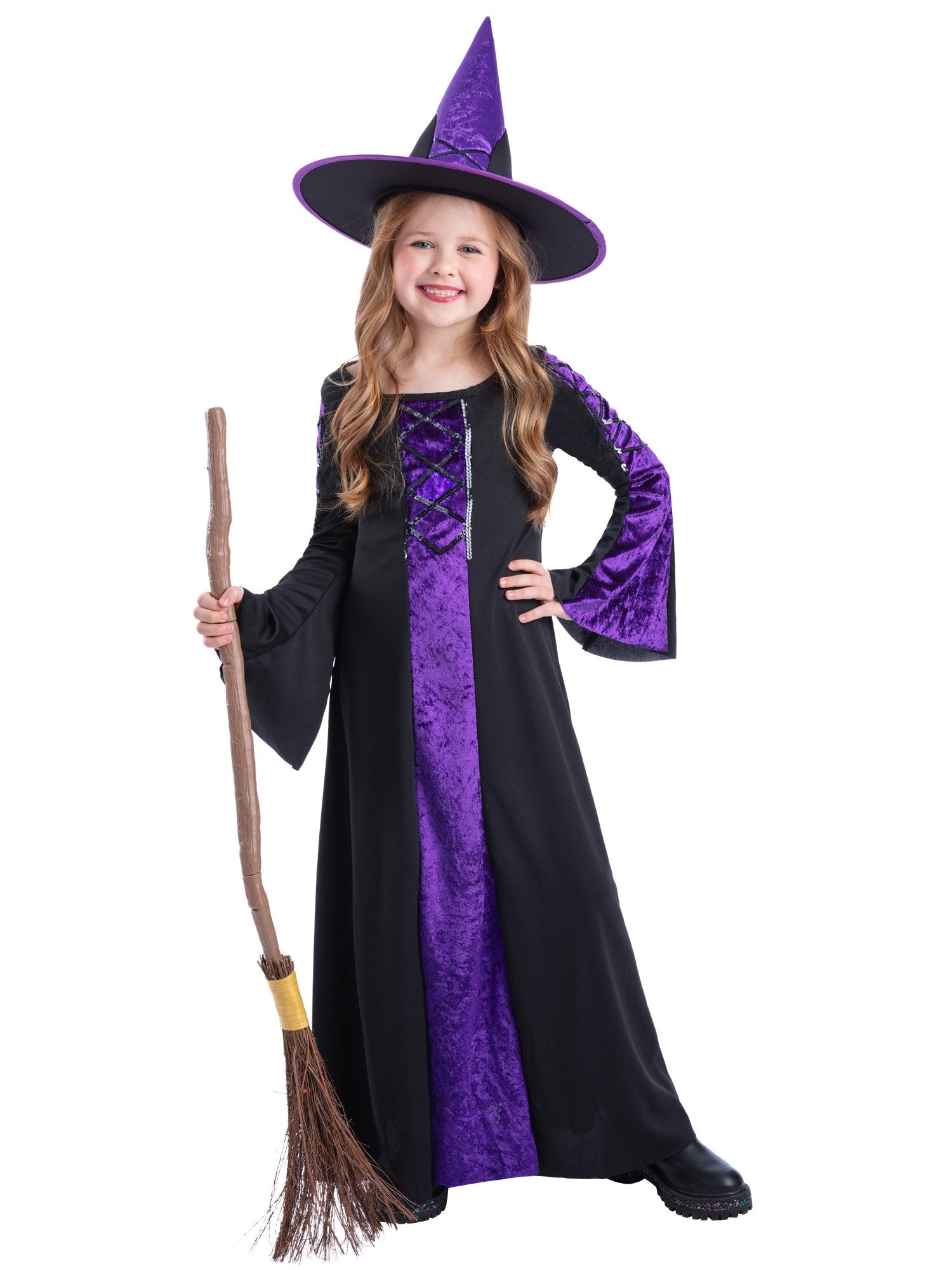Bewitched Costume, Black and Purple