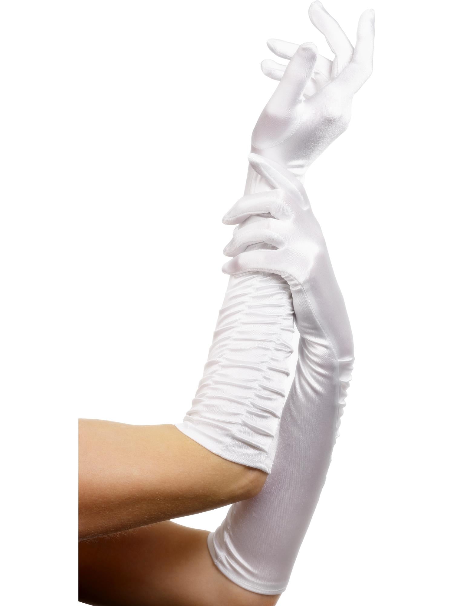 Temptress Gloves, White