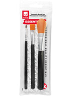Cosmetic Brush Set, Pack of 3