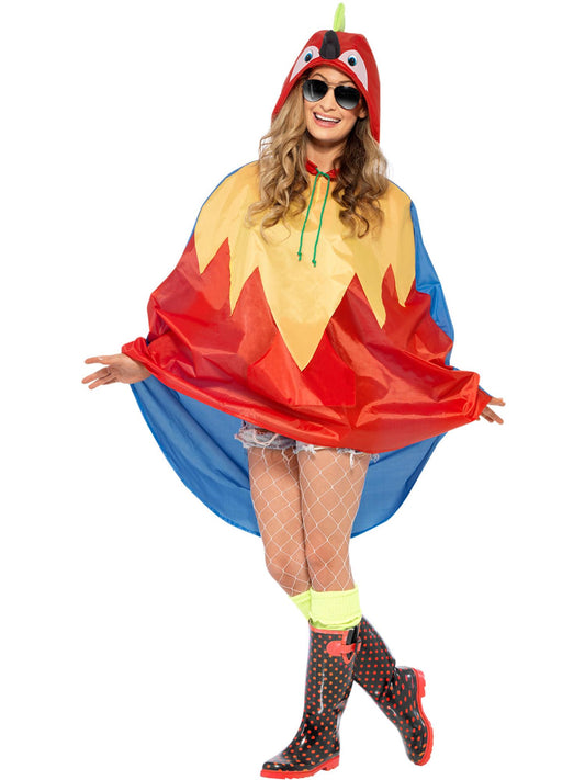 Parrot Party Poncho