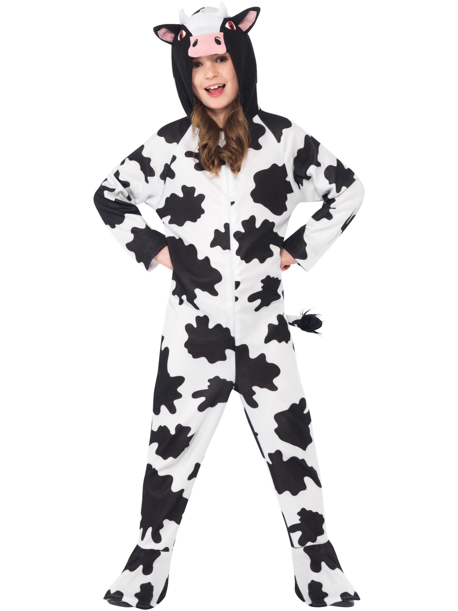 Cow Costume with Hooded All in One, Child