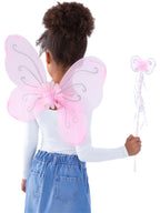 Butterfly Wings & Wand, Pink