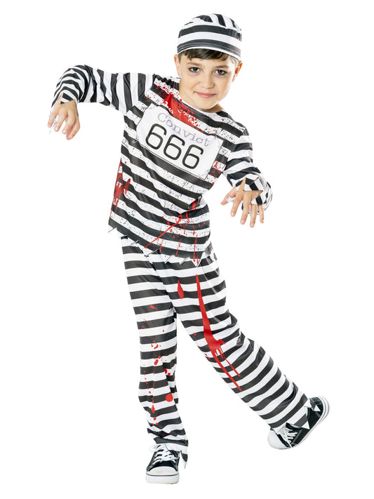 Kids Zombie Convict Costume