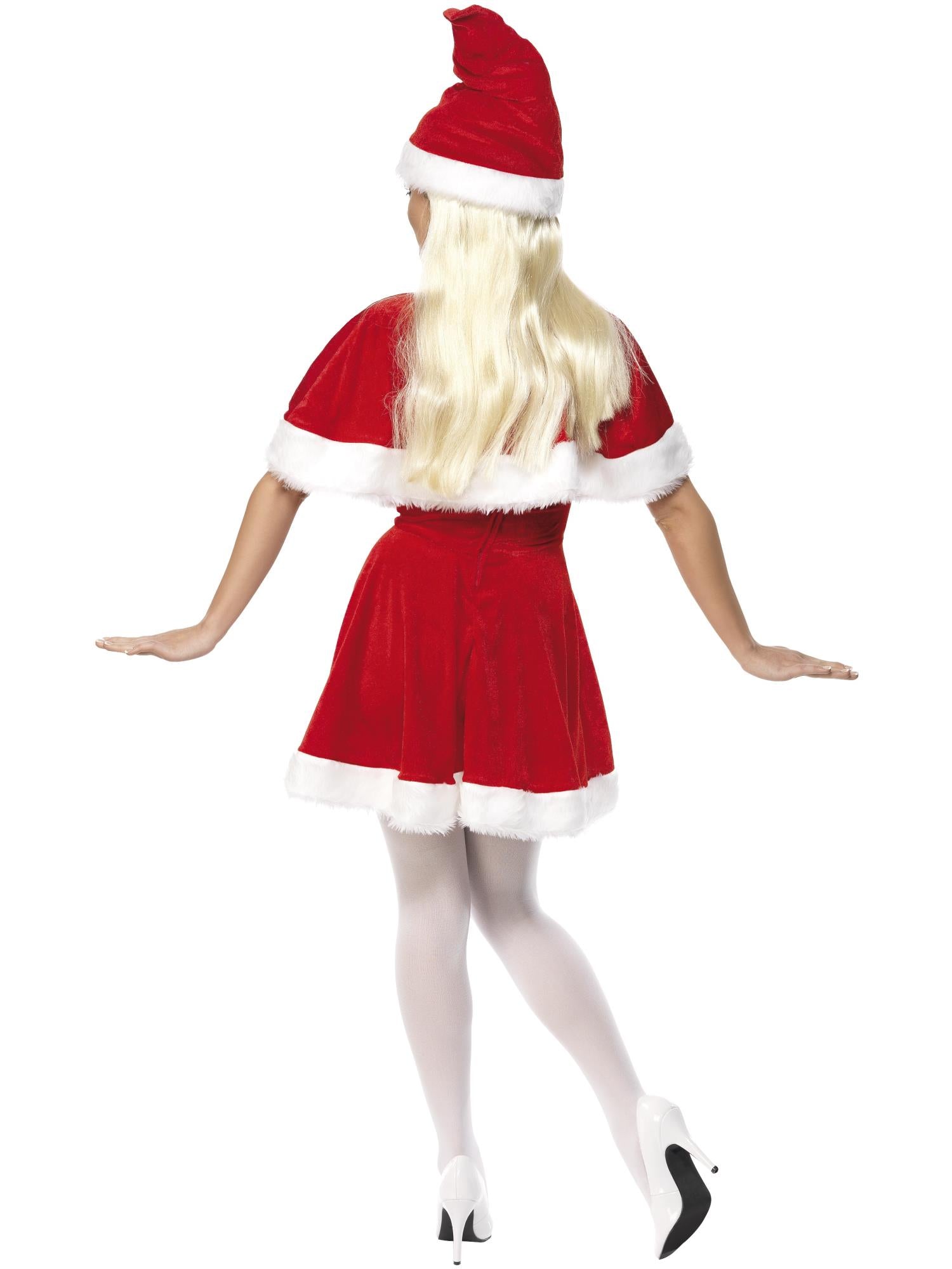 Miss Santa Costume, with Cape