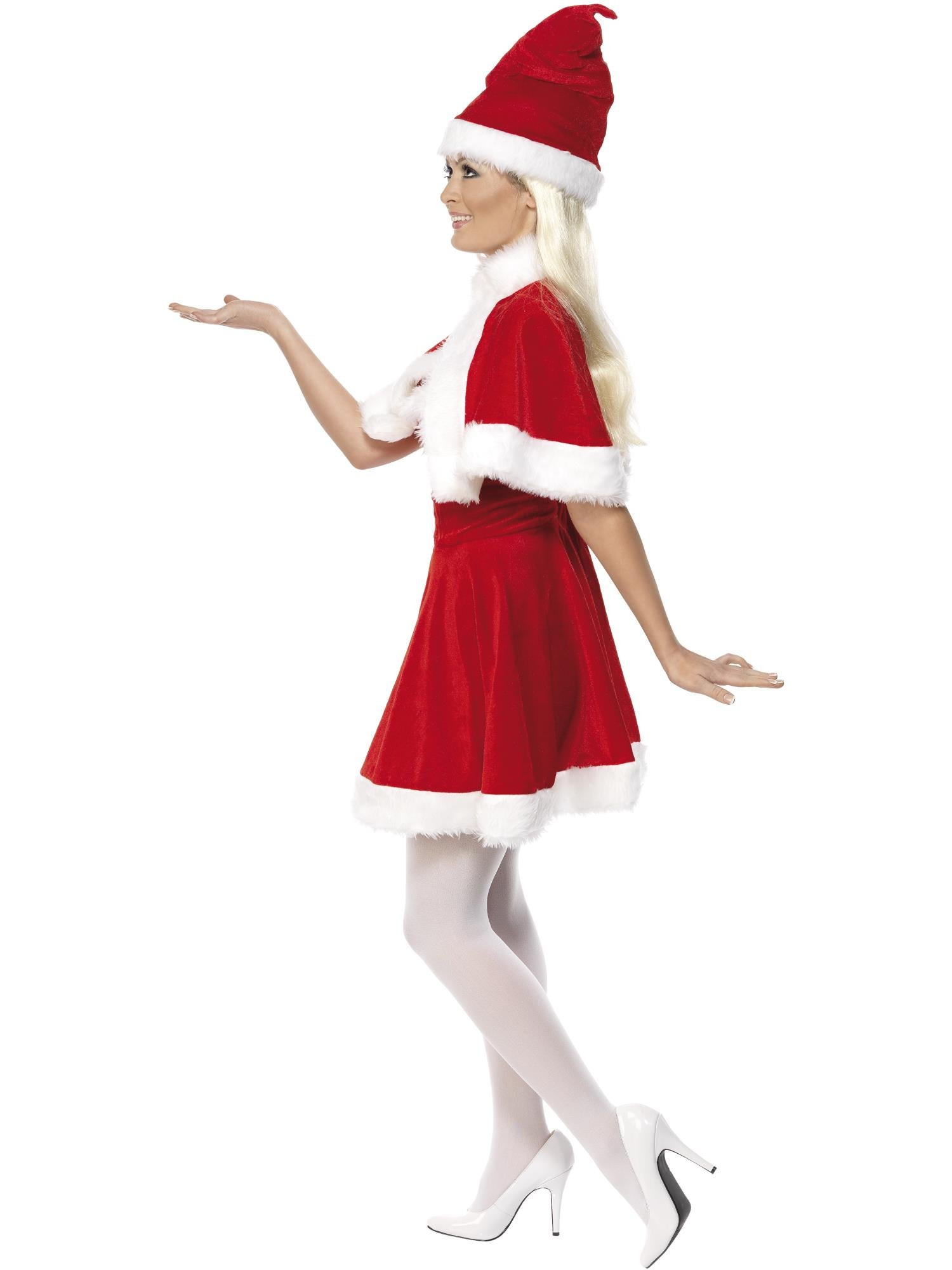 Miss Santa Costume, with Cape