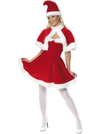 Miss Santa Costume, with Cape