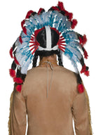 Native American Inspired Headdress, Blue