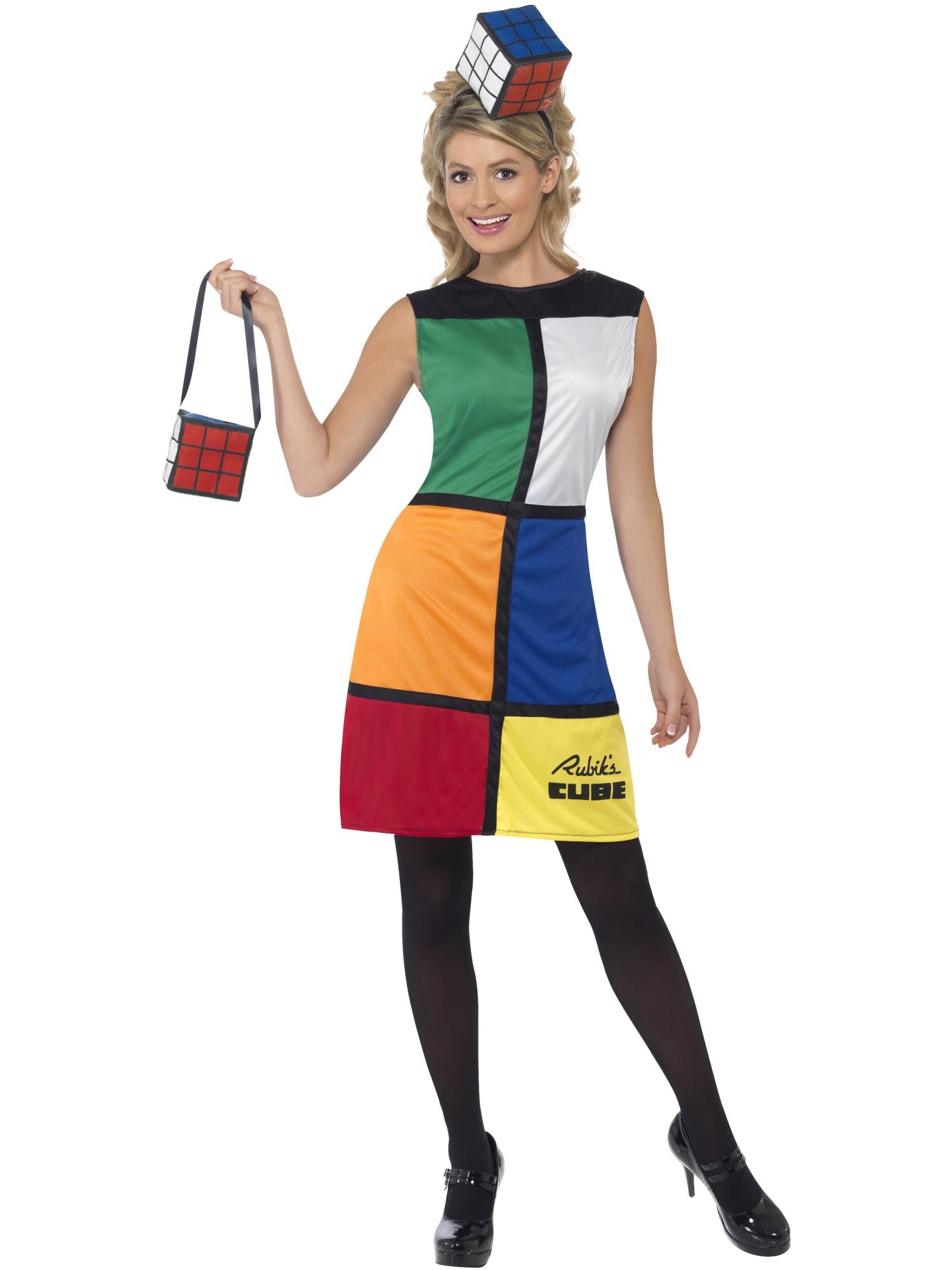 Rubik's Cube Costume, with Headband