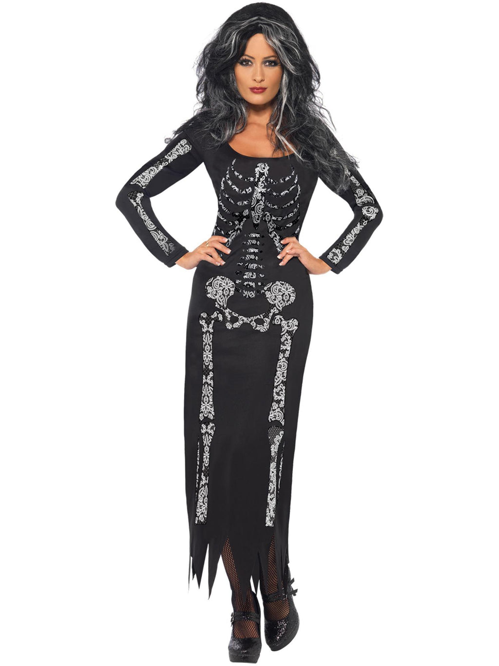 Skeleton Costume, with Tube Dress